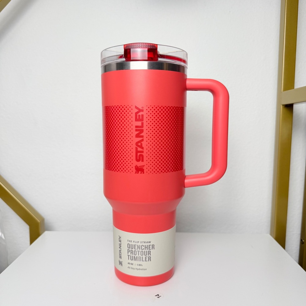 Stanley 40oz Quencher ProTour Tumbler Hot Coral Fade 10-12486-033